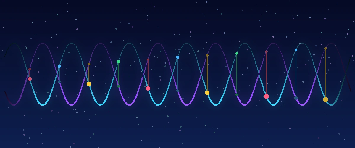 DNA double helix glowing blue against dark background representing molecular biology